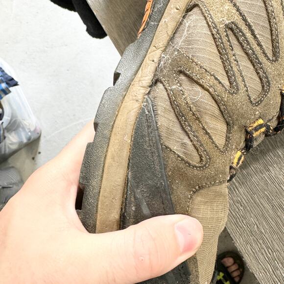 Wolverine Mens Fletcher Hiking Trail Boots Gray Black Lace Up Waterproof 13 - Picture 10 of 10